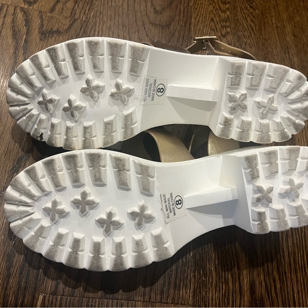 Soda Women's Chunky Platform Block Heel Platform … - image 6